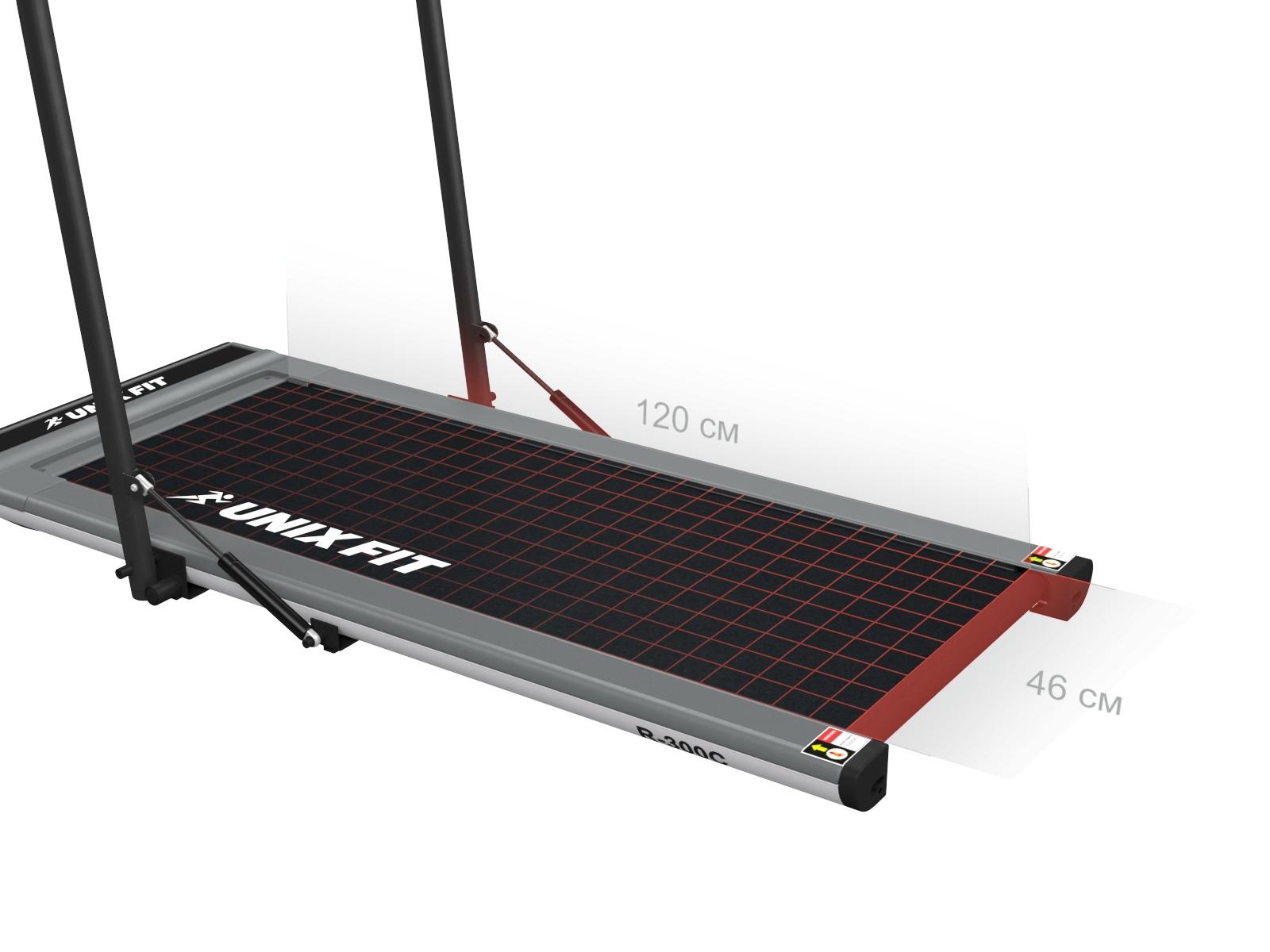 Беговая дорожка Unix Fit R-300C Grey