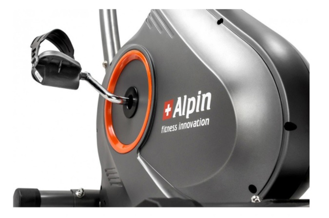 Магнитный велотренажер Alpin Picco B-180 серый
