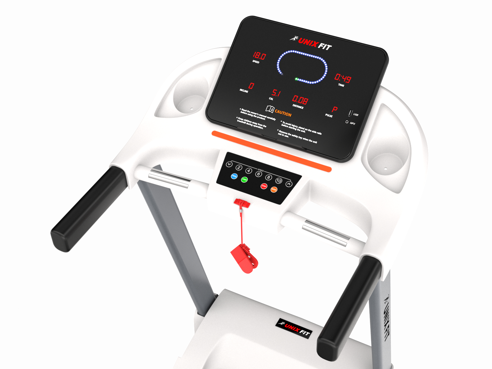 Беговая дорожка Unix Fit ST-630R White