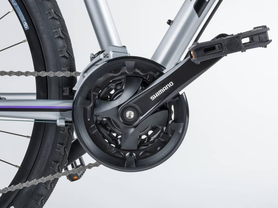 Велосипед Author Solution ASL 18" (22) серебро/черный/фиолетовый