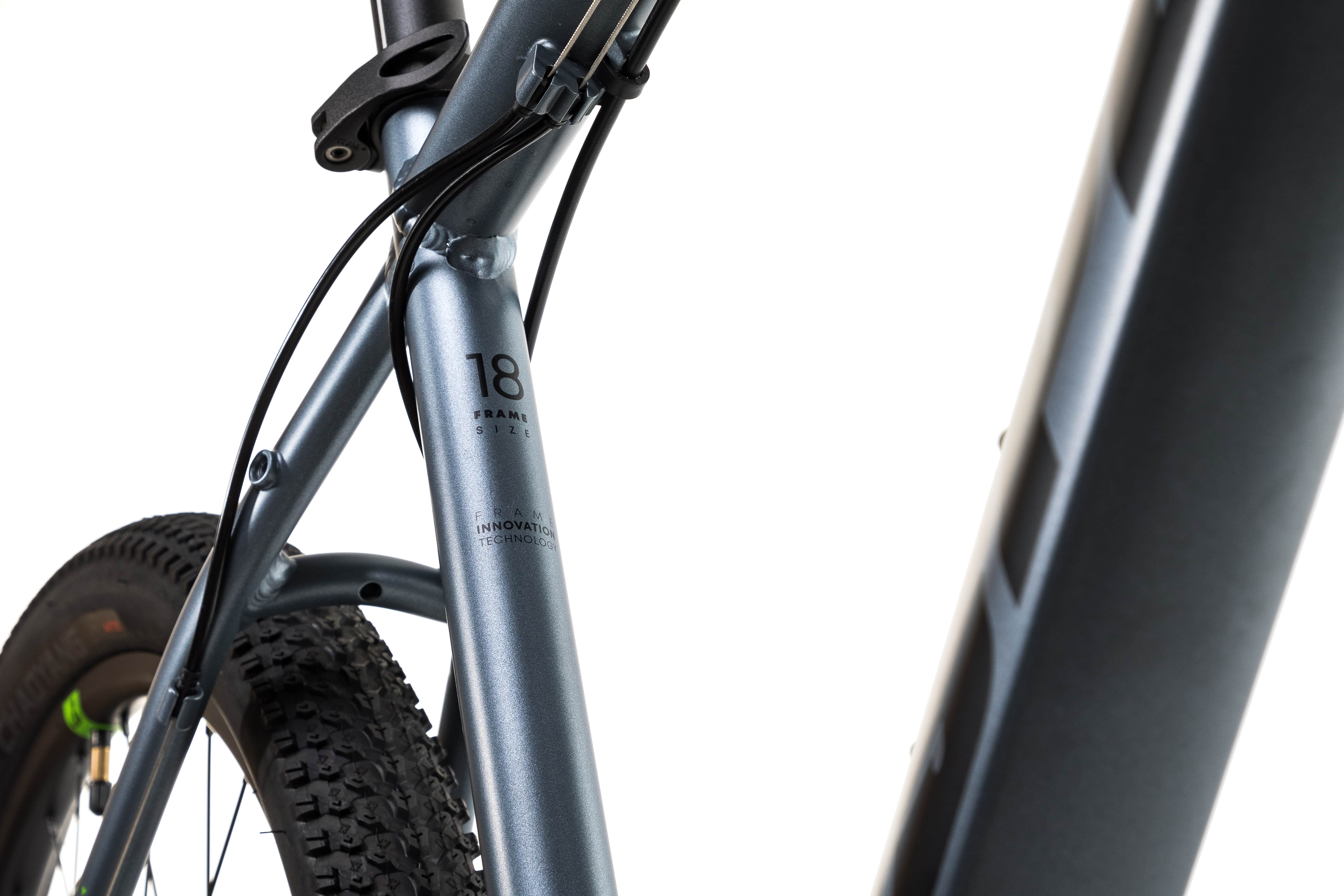 Велосипед Aspect IDEAL 26 16" Серо-зеленый (2022)