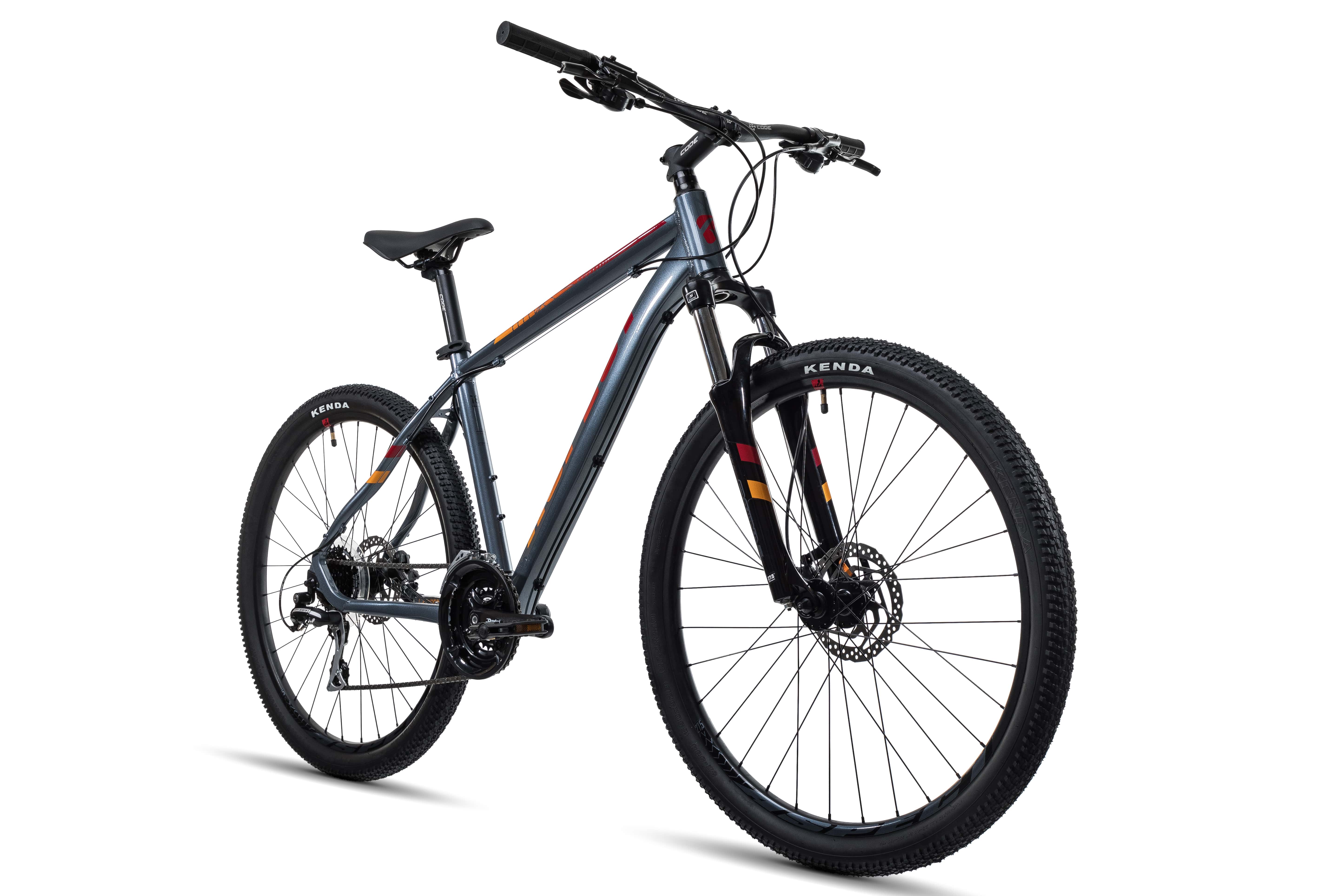 Велосипед Aspect STIMUL 27.5 16" Серо-оранжевый (2022)