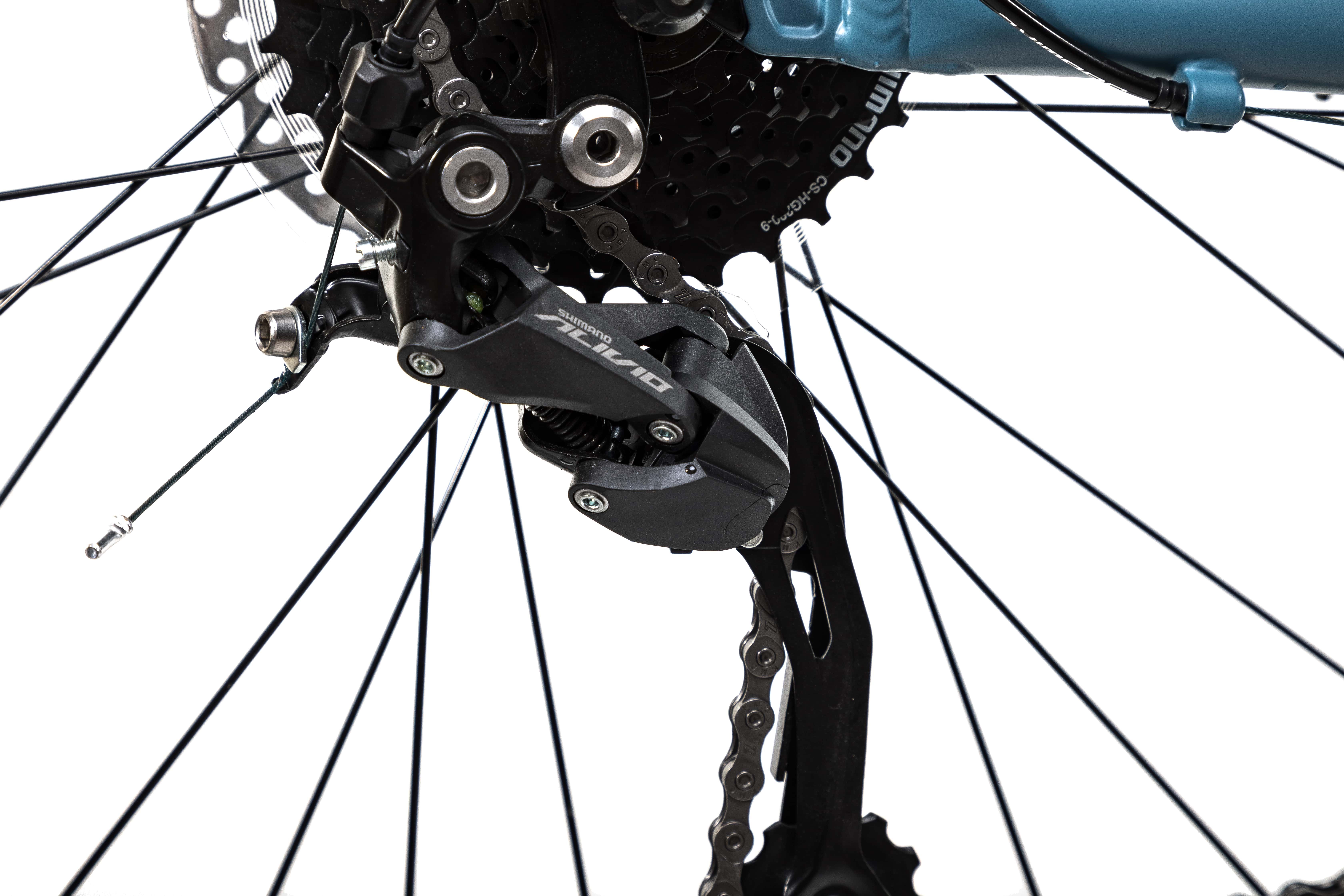 Велосипед Aspect AURA 27.5 16" Серо-бирюзовый (2022)