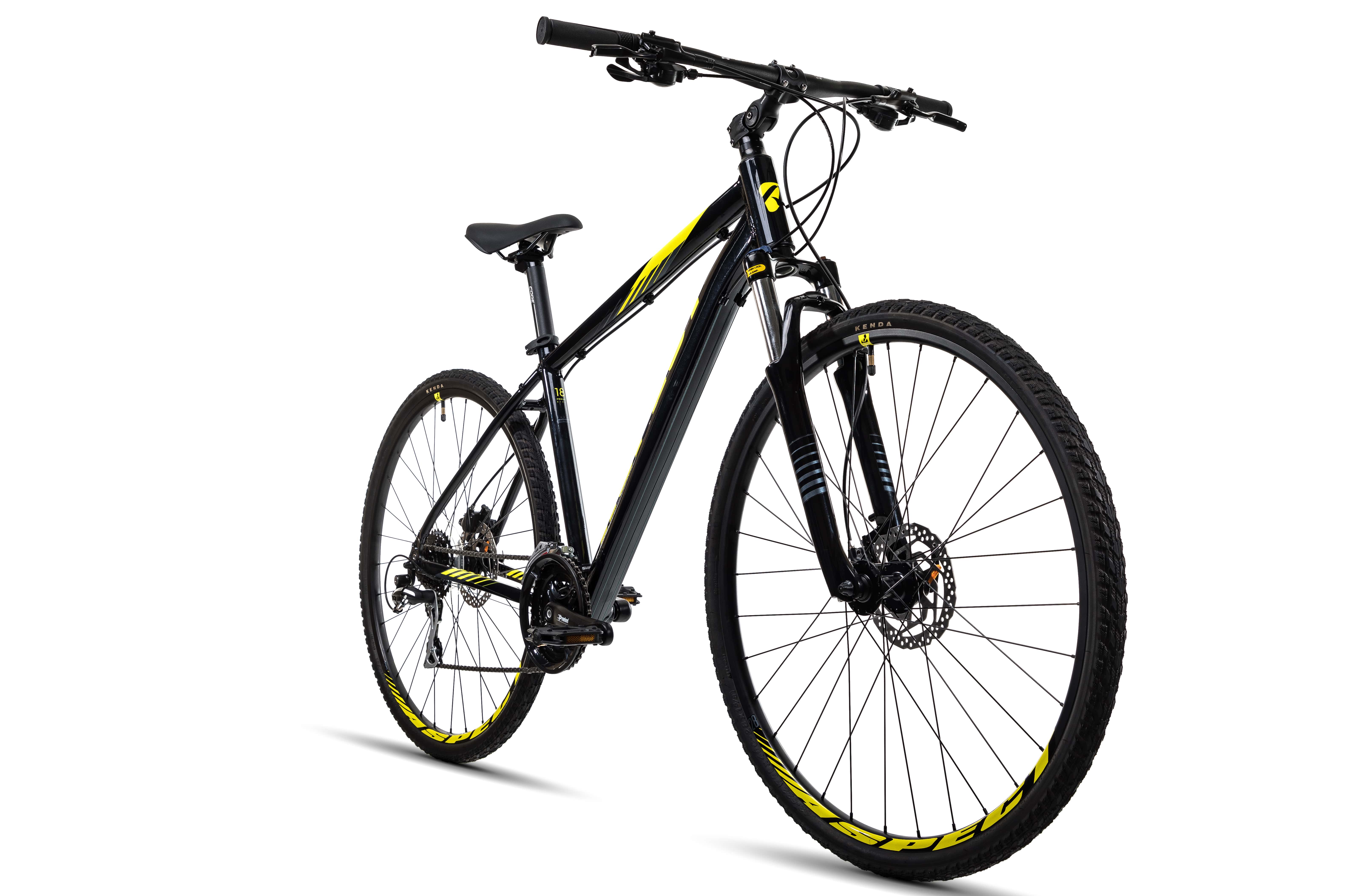 Велосипед Aspect EDGE 28 18" Черно-желтый (2022)
