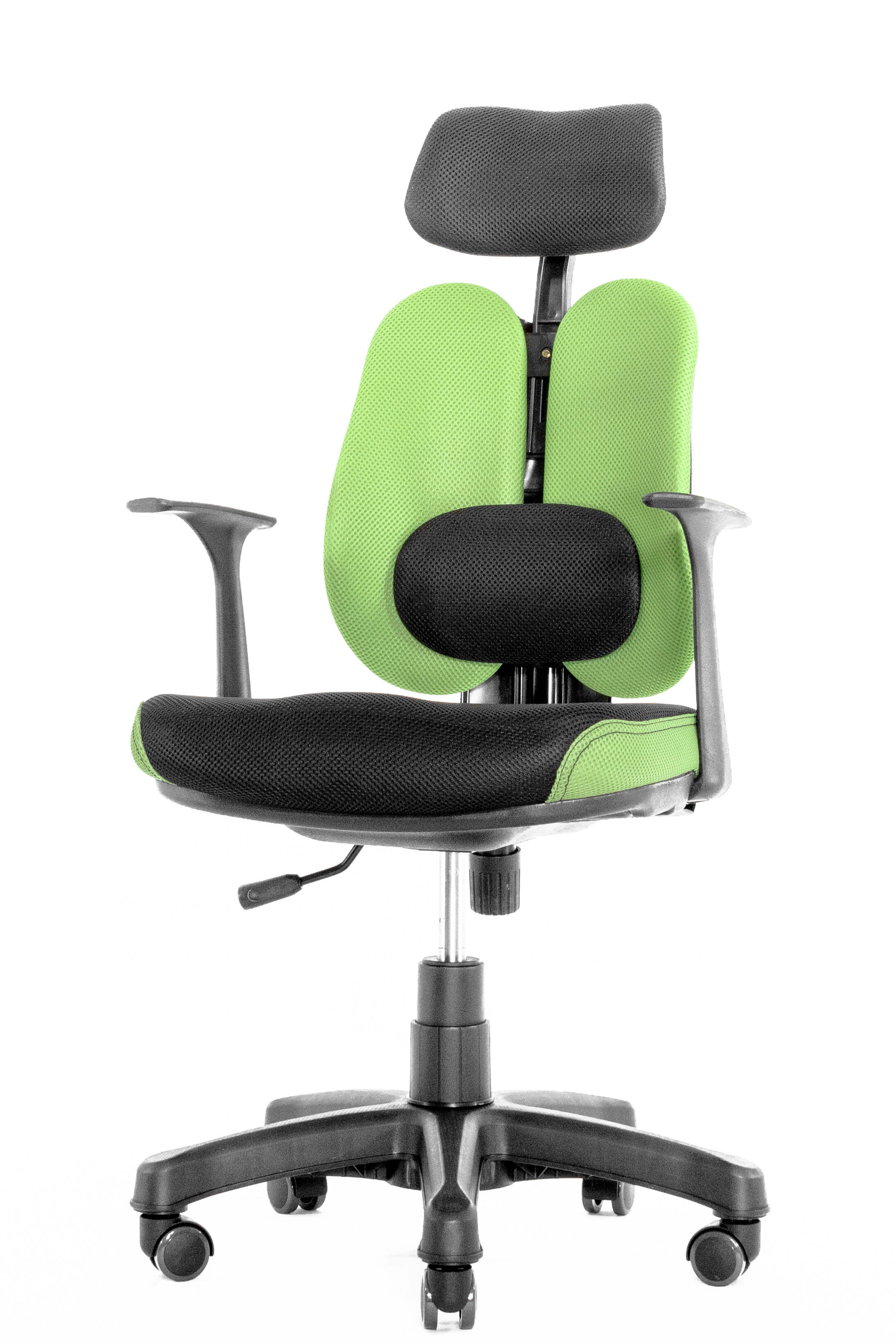 Детское эргономичное кресло Falto Duo Gini (ткань, зелёный)