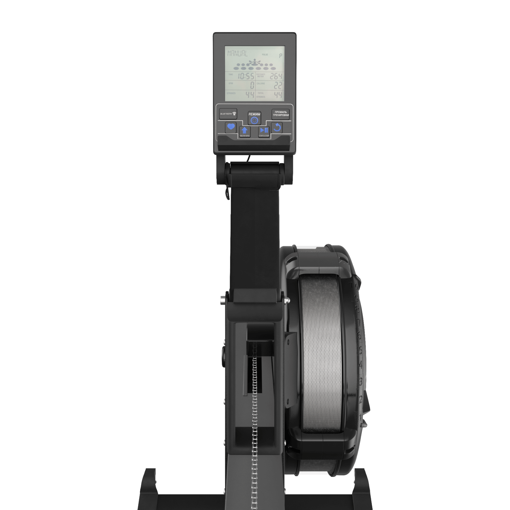 Гребной тренажер Unix Fit Air Rower-X Black