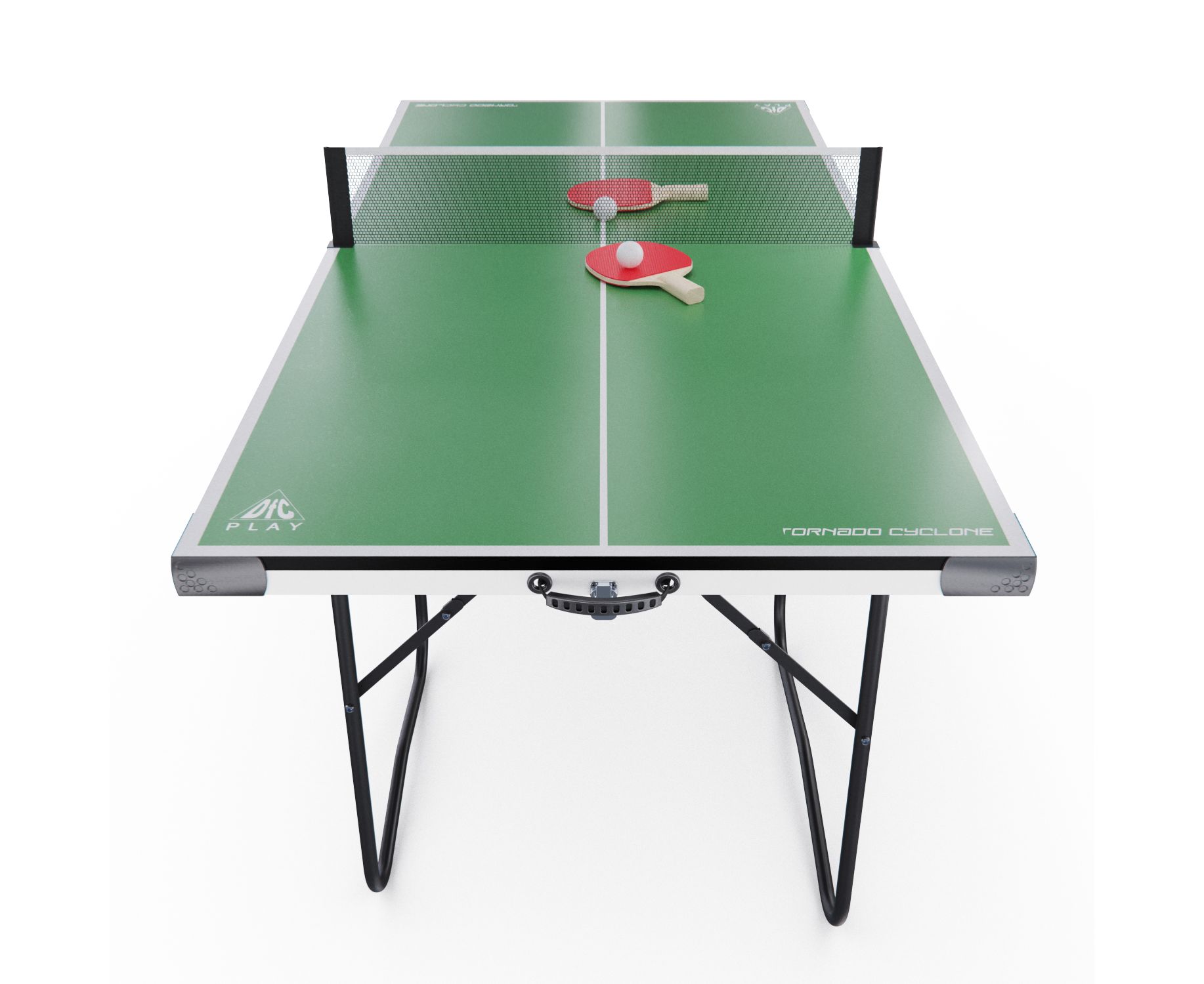 Теннисный стол DFC Tornado Cyclone для помещения, зелёный, складной