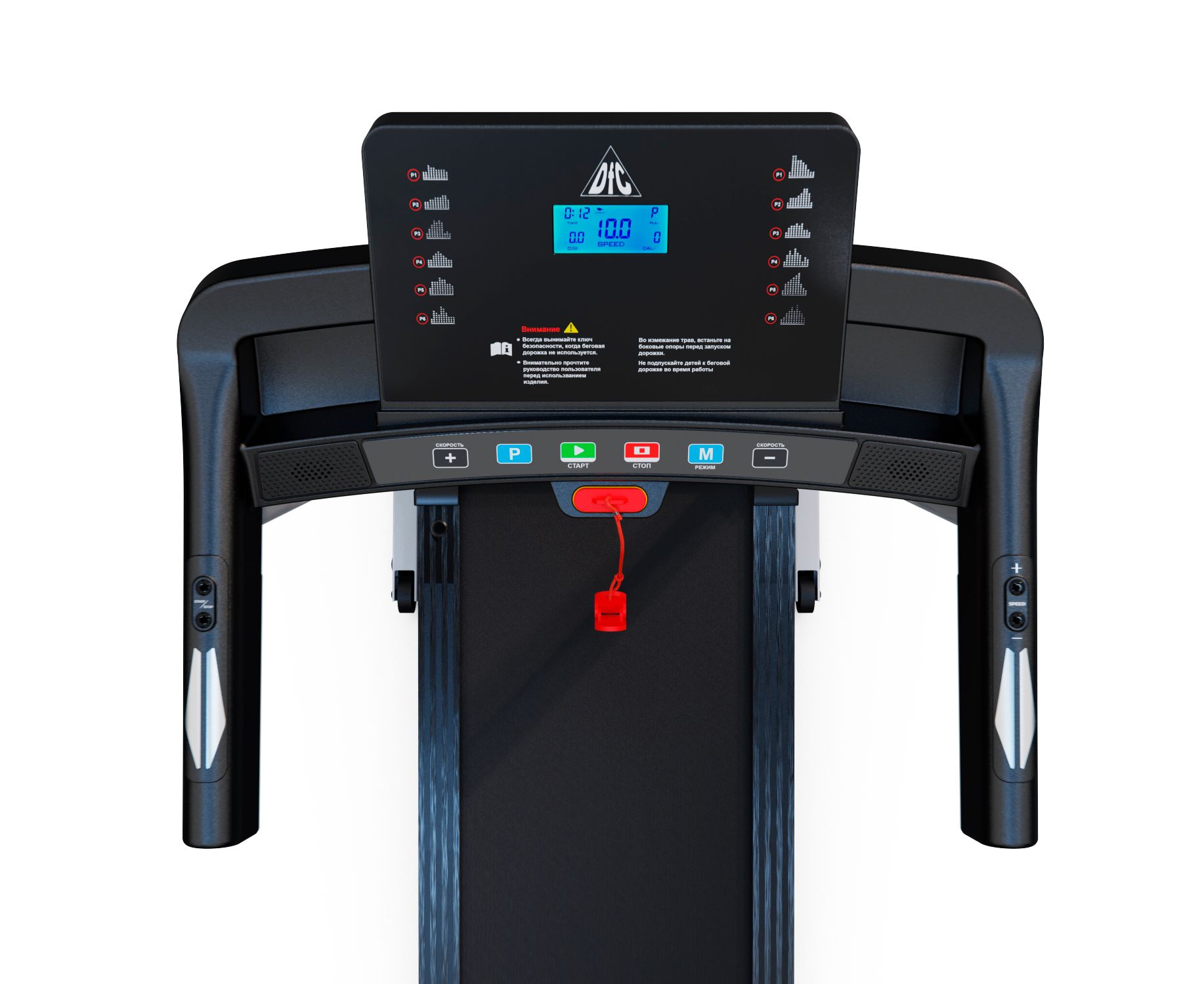 Беговая дорожка DFC Blues T-113, серая