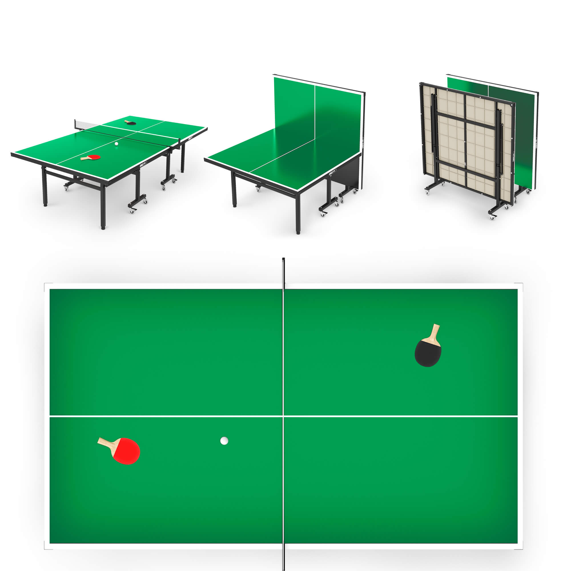 Теннисный стол UNIX line outdoor 14 мм SMC (Green)