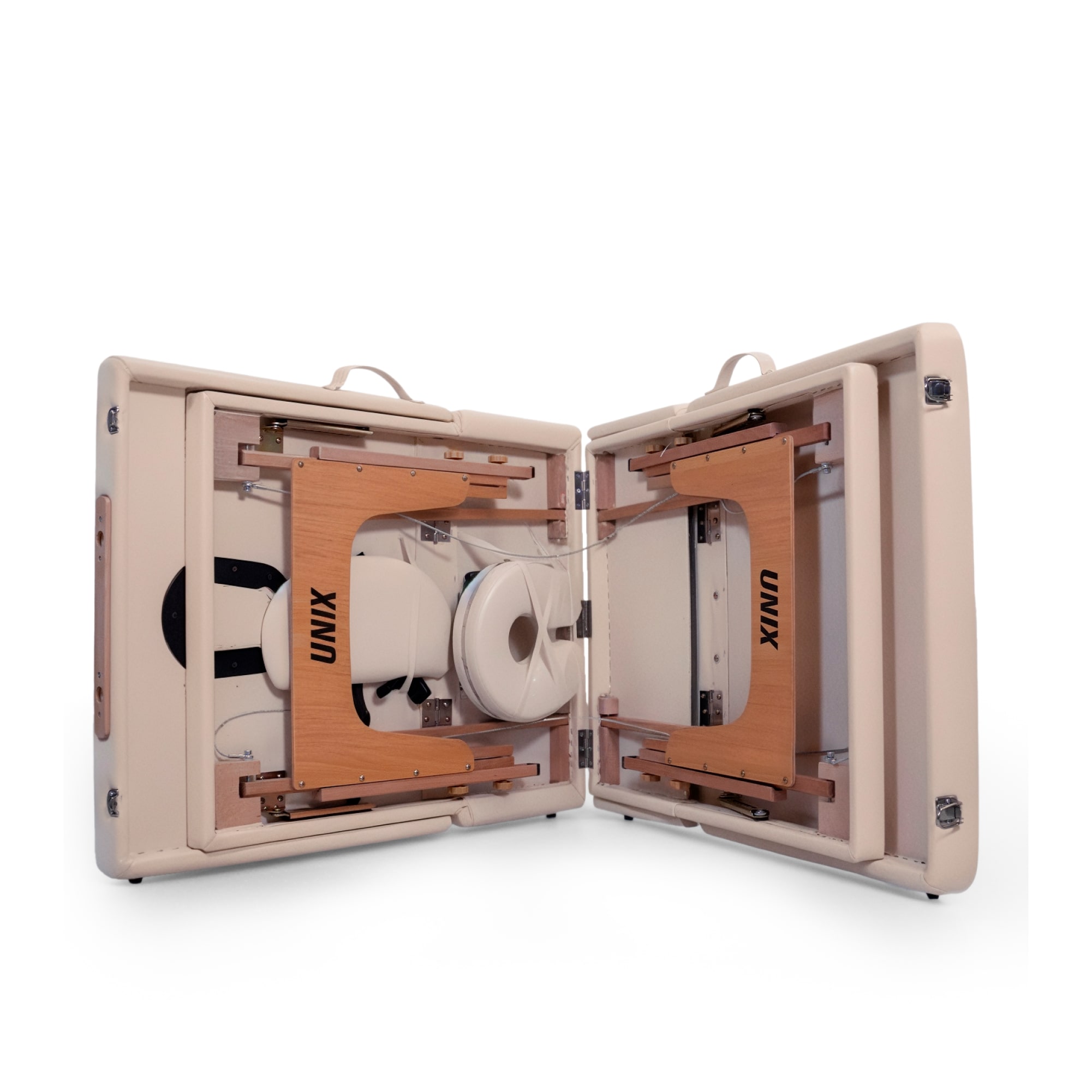 Складной массажный стол Unix  Premium Cream