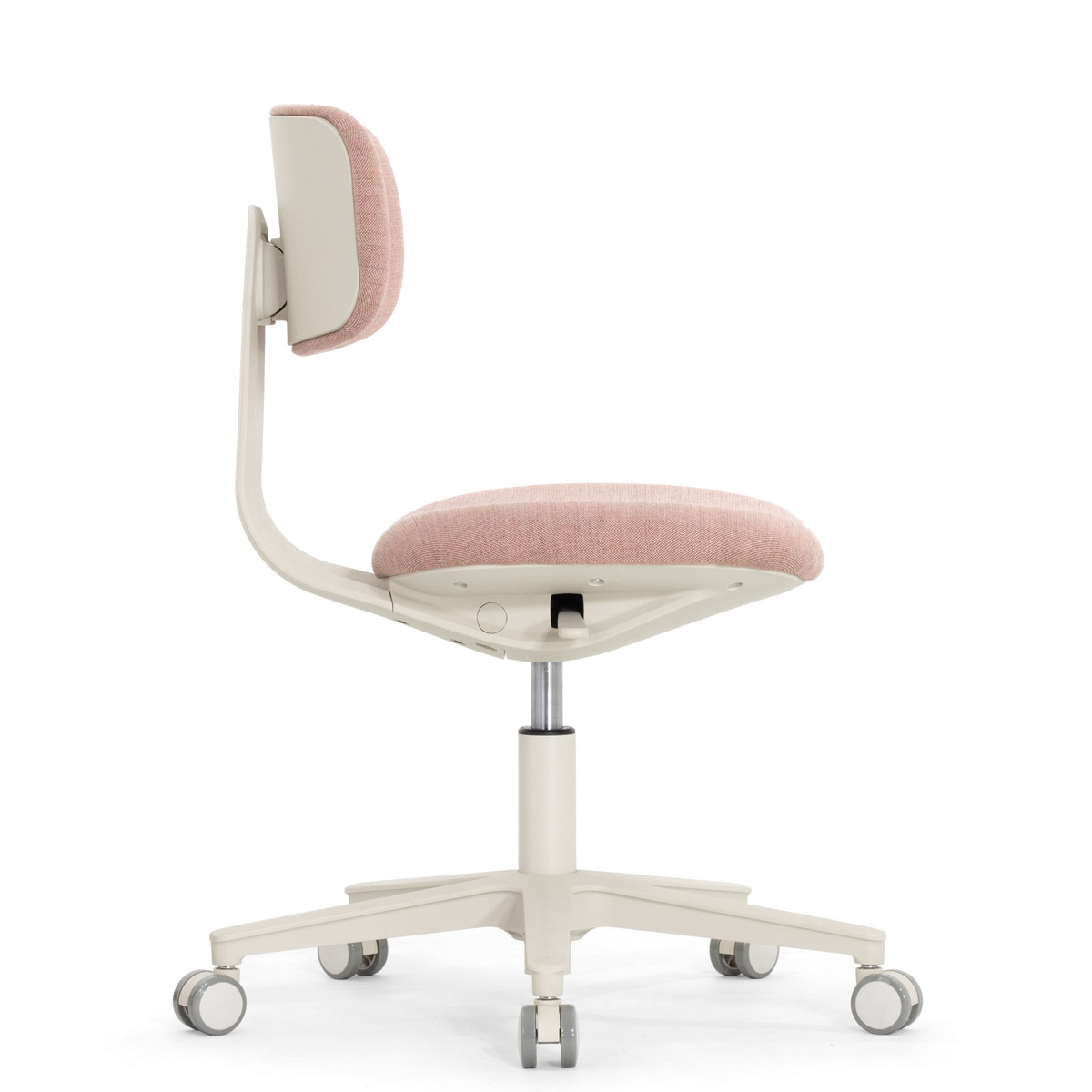 Эргономичное кресло Falto Rookie Plus (поворот спинки, ткань, каркас светлый, розовый)