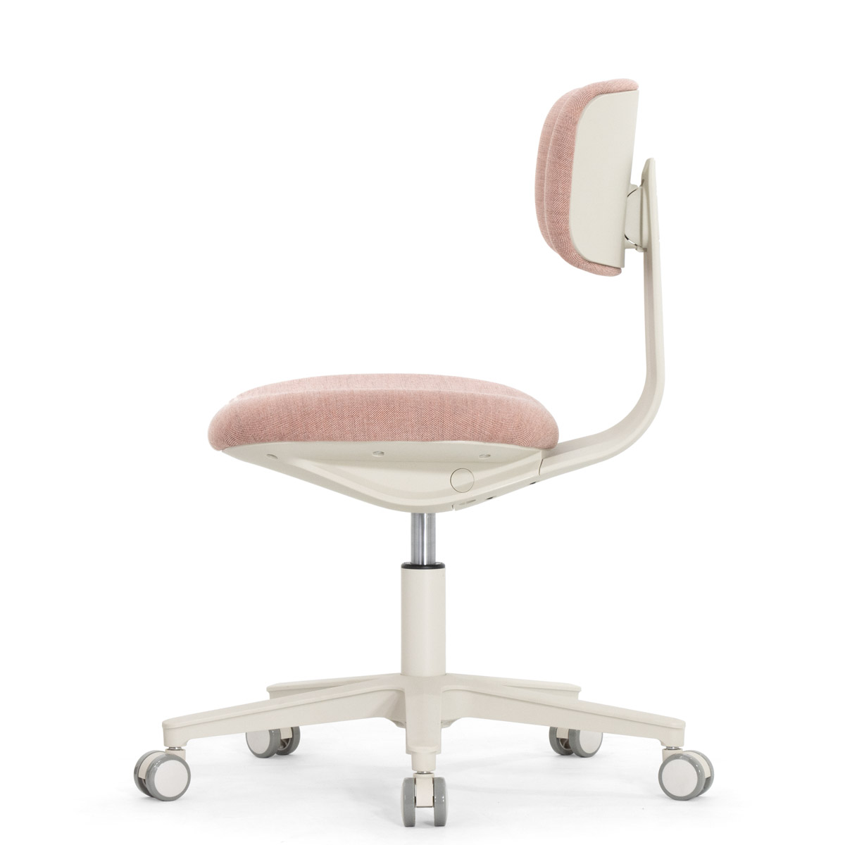 Эргономичное кресло Falto Rookie Plus (поворот спинки, ткань, каркас светлый, розовый)