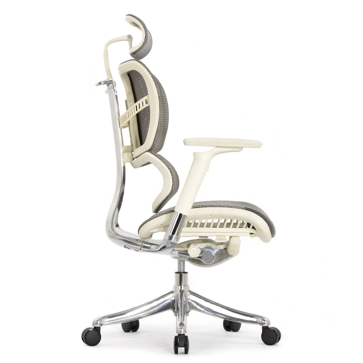 Анатомическое кресло Falto Fly 2 (динамичный подголовник, подлокотники 6D (360), сетка, светлый)