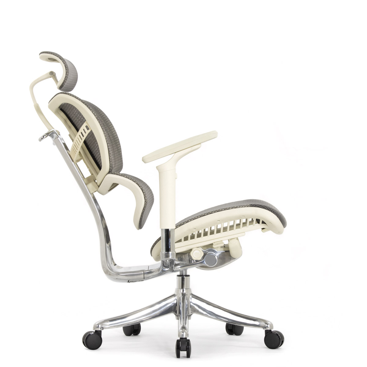 Анатомическое кресло Falto Fly 2 (динамичный подголовник, подлокотники 6D (360), сетка, светлый)