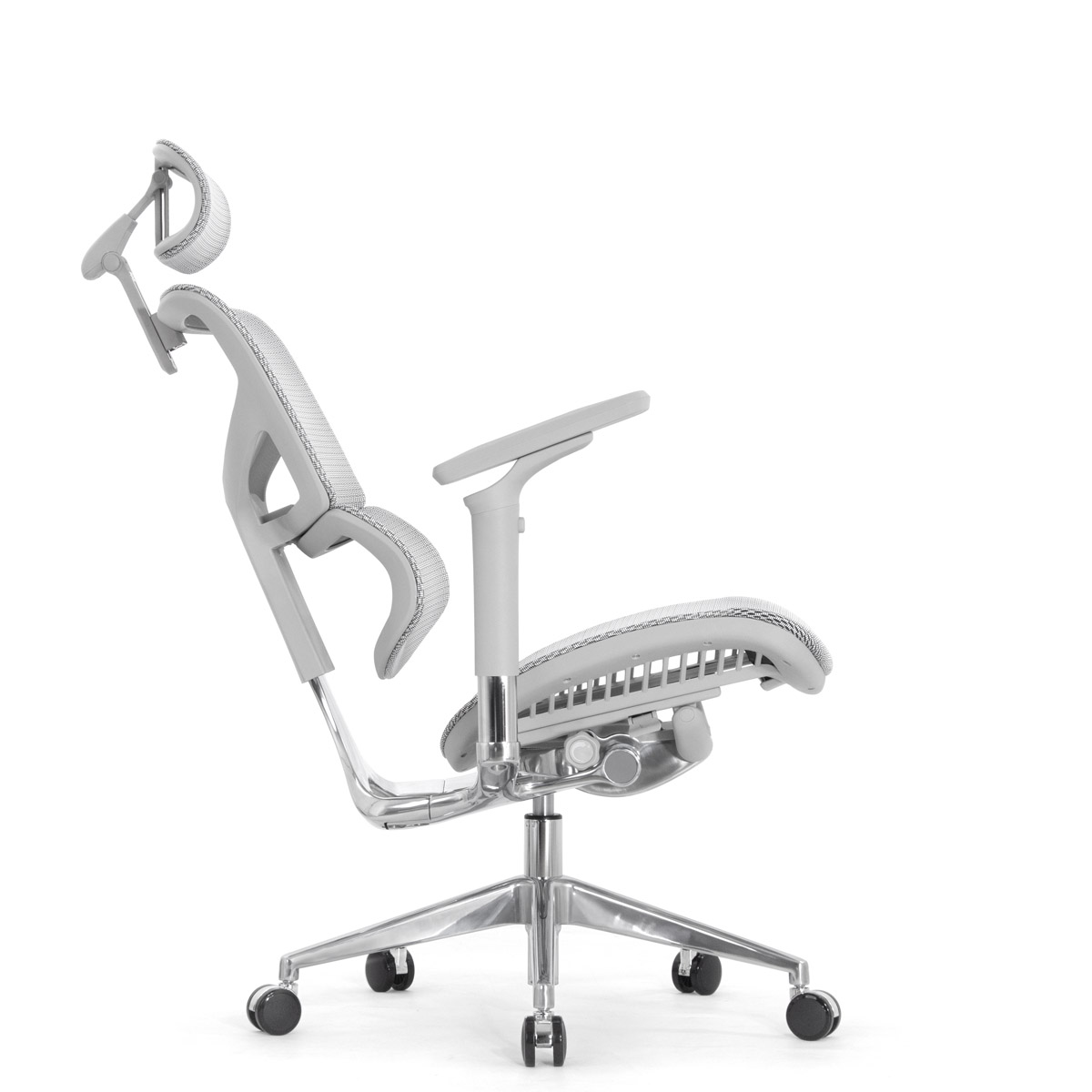 Эргономичное кресло Falto Sail 2 (динамичный поясничный упор, подлокотники 6D (360), сетка, светлый)