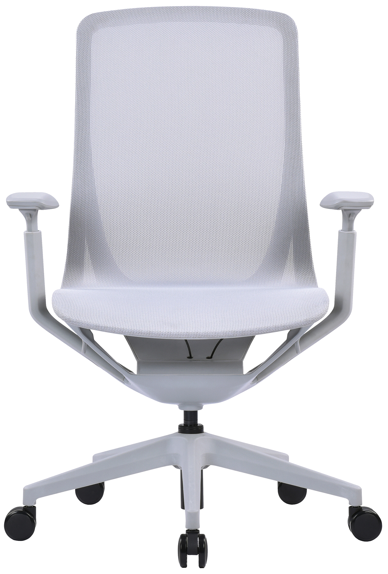 Эргономичное кресло Aria светло-серое