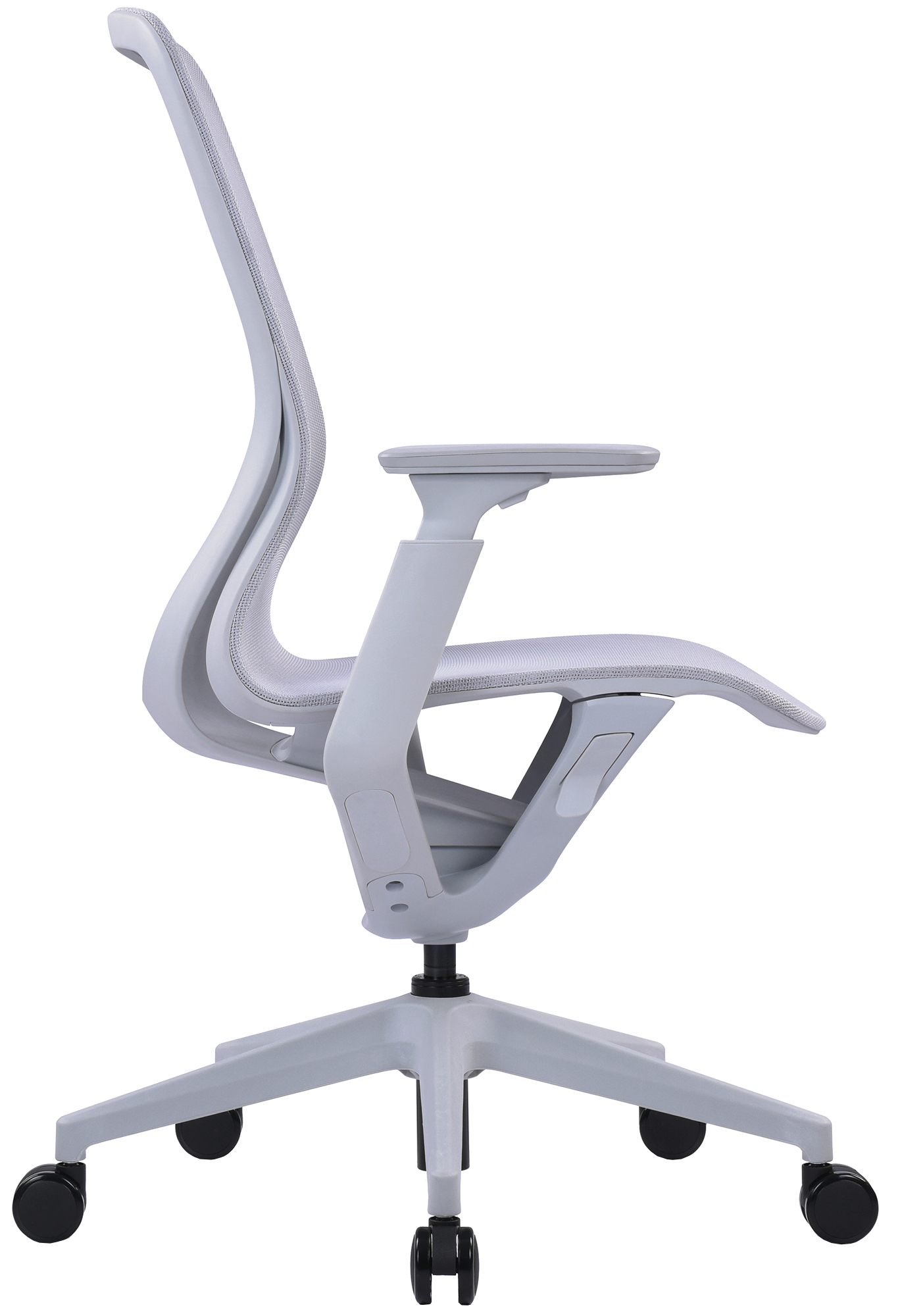 Эргономичное кресло Aria светло-серое