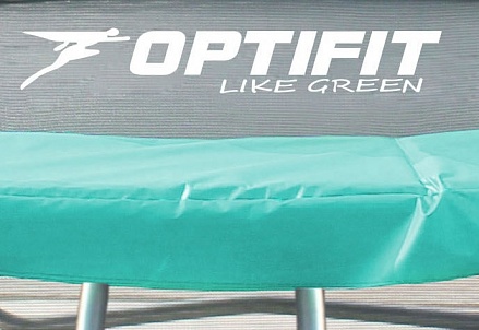 Батут Optifit Like Green 8 ft с крышей
