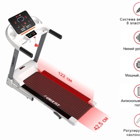 Беговая дорожка Unix Fit ST-630R White