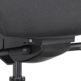 Эргономичное кресло Falto FIRST (наклон вперёд, зауженная спинка, ткань, чёрный)