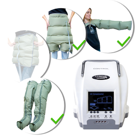 Лимфодренажный аппарат LymphaNorm Control + 2 манжеты для ног (L) + манжета шорты + манжета для рук