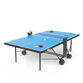 Теннисный стол UNIX line Compact indoor 18 mm MDF (Blue)