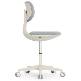 Эргономичное кресло Falto Rookie (регулируемая спинка, ткань, каркас светлый, серый)