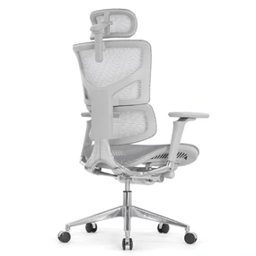 Эргономичное кресло Falto Sail 2 (динамичный поясничный упор, подлокотники 6D (360), сетка, светлый)