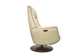 Кресло-реклайнер Falto Zero (2 мотора, zero, натуральная кожа, бежевый)